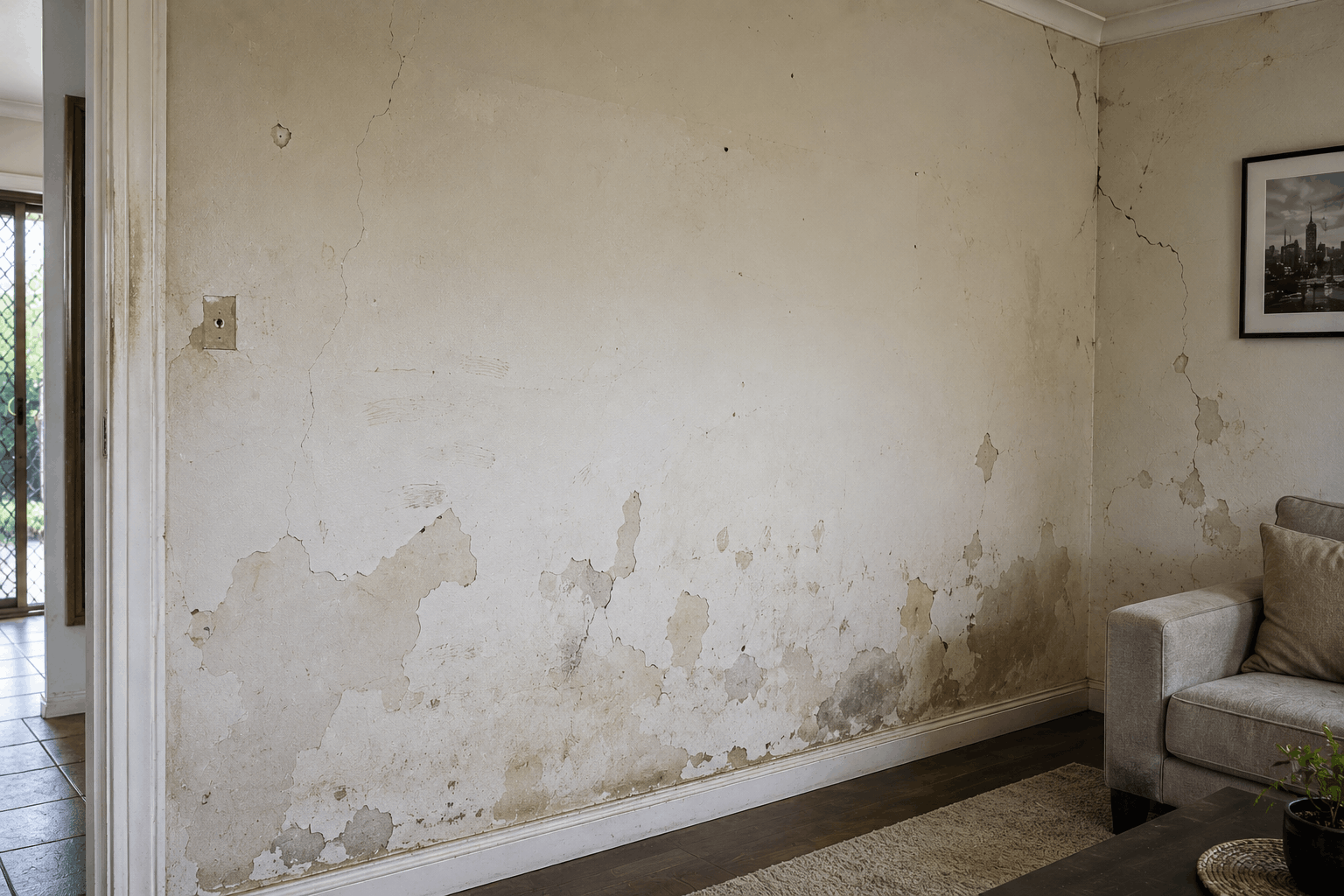 After interior painting