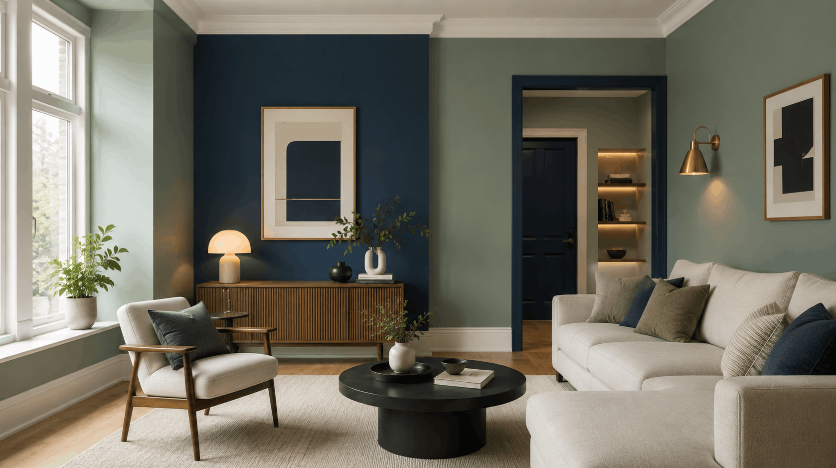 Living room repaint Sydney
