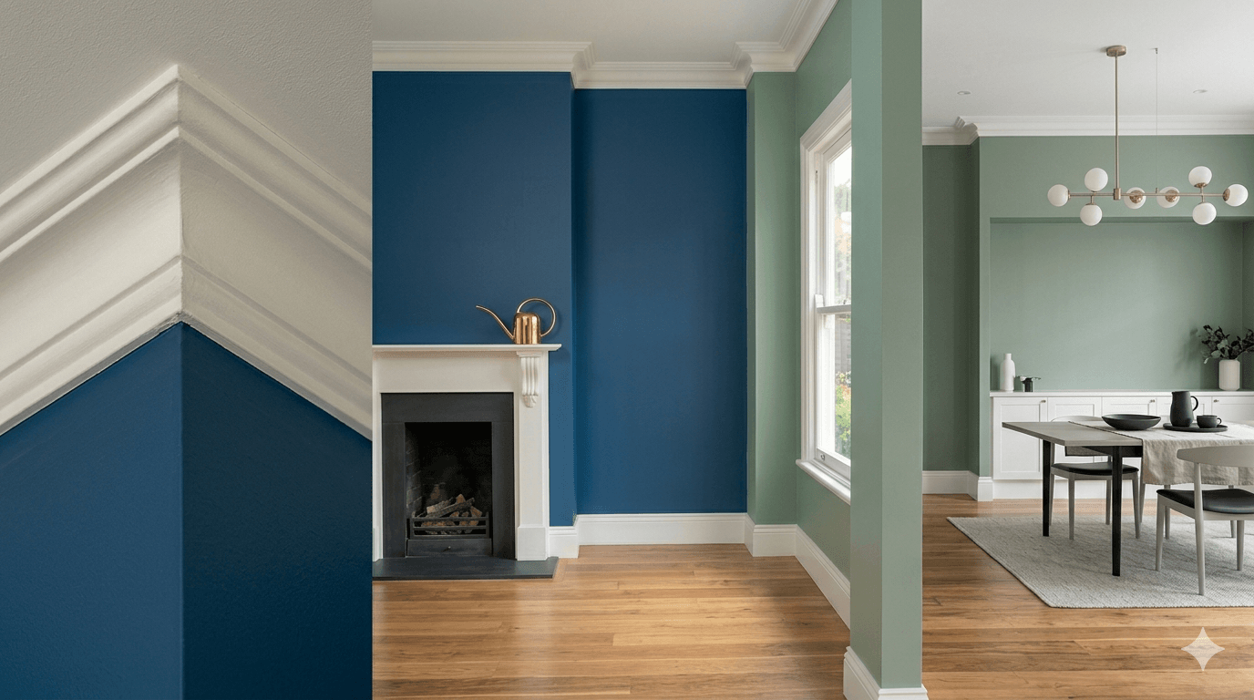 Interior painting feature wall NSW