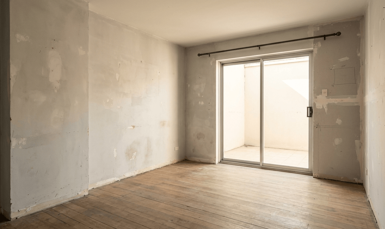 After interior painting