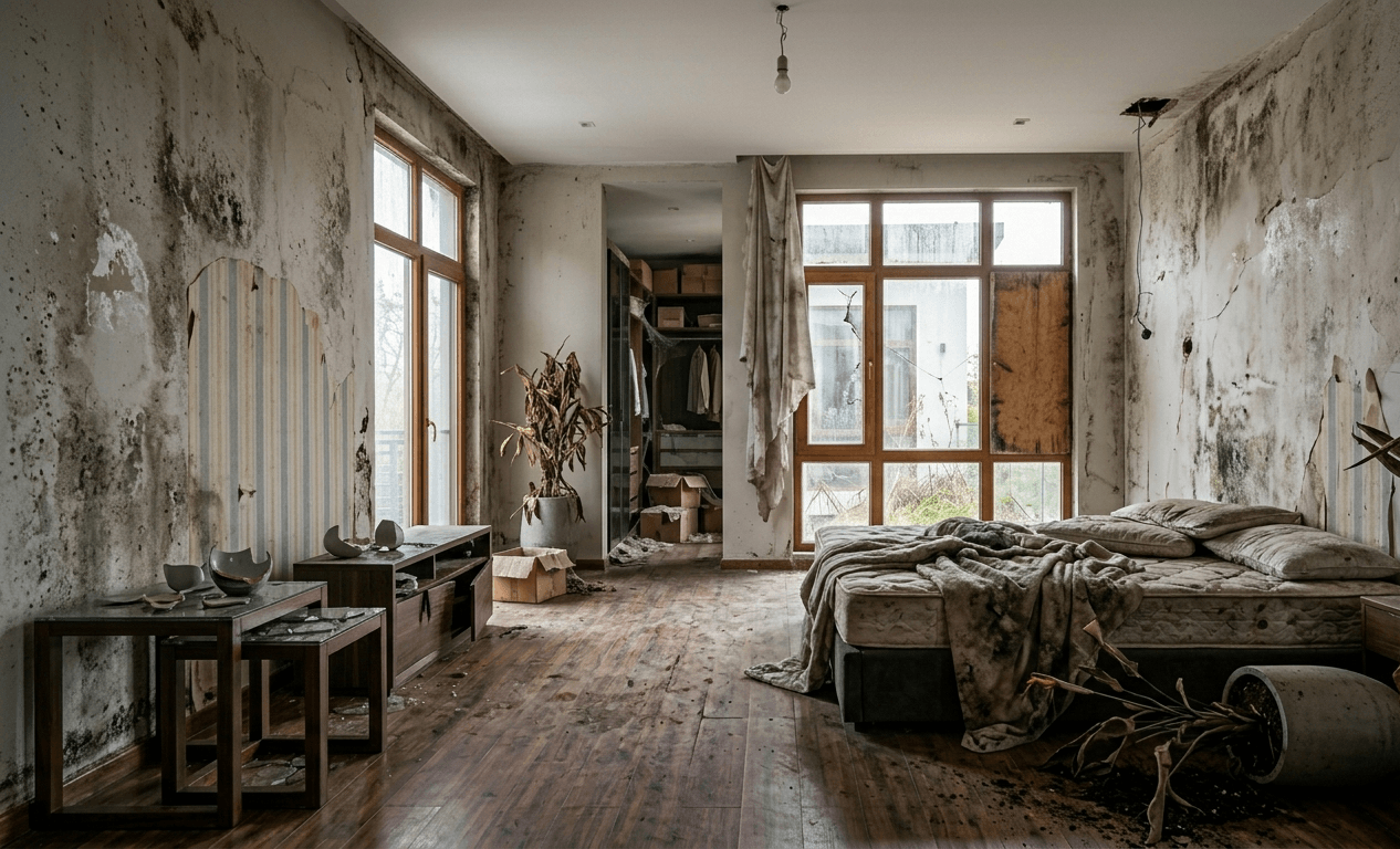 After interior painting