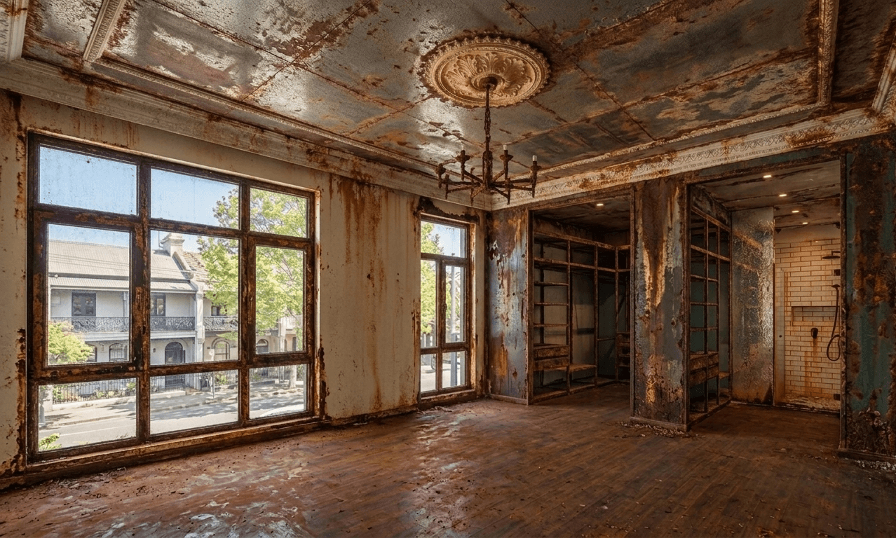 After interior painting