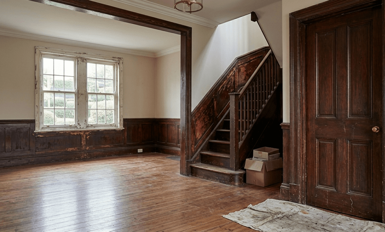 After interior painting